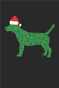 Beagle with Santa Hat Christmas Notebook - Christmas Beagle Journal - Christmas Gift for Beagle Lovers, Dog Owners And Veterinaries