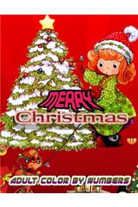 Merry Christmas Adult Color By Numbers