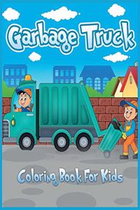 Garbage Truck Coloring Book for Kids