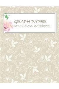 Graph paper composition notebook