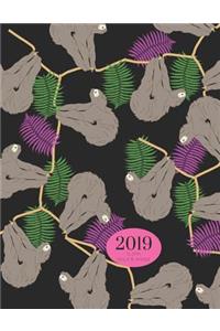 2019 Sloth Daily Planner