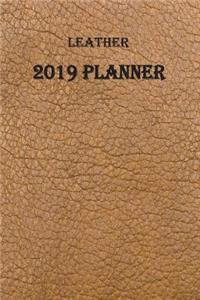 Leather 2019 Planner
