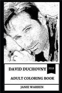 David Duchovny Adult Coloring Book: Fox Mulder from X Files and Multiple Golden Globes Award Winner, Californication Star and Cultural Icon Inspired Adult Coloring Book
