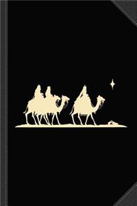 Three Kings Nativity Scene Journal Notebook