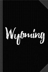 Wyoming Journal Notebook