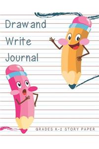 Draw and Write Journal Grades K - 2 Story Paper