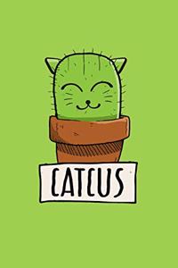Standard (5.5 X 8.5 Inches) - 100 Pages Journal Composition Notebook, Story Paper, Inspirational Journals to Write in School Exercise Book (Cactus)