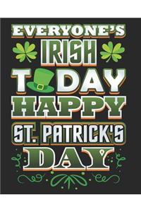 Everyone's Irish Today Happy St. Patrick's Day