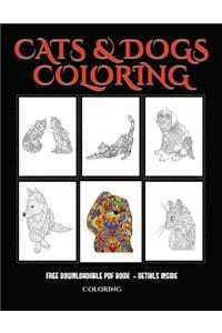 Coloring (Cats and Dogs)