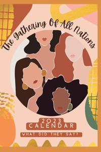 Gathering of all Nations 2023 Calendar
