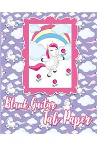 Blank Guitar Tab Paper