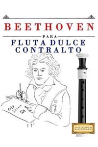 Beethoven Para Flauta Dulce Contralto