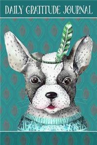 Gratitude Journal For Dog Lovers Cute Dog With Feather 4