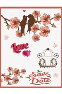 Save the Date ( Wedding Blank Journal )