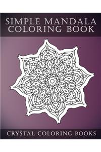 Simple Mandala Coloring Book