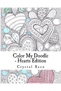 Color My Doodle - Hearts Edition