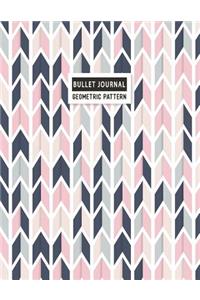 Bullet Journal: Geometric Pattern: Black and White, Abstract Notebook, Beautiful, Colorful Notebook, Geometric, Gift for Girls, Bullet Journal and Sketch Book, Composition Book, Journal, 8.5 X 11 Inch 110 Page, Grid
