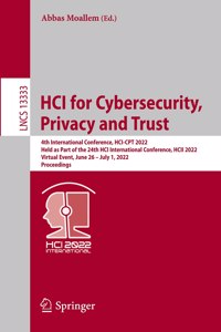 HCI for Cybersecurity, Privacy and Trust