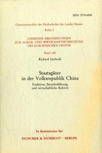 Staatsguter in Der Volksrepublik China