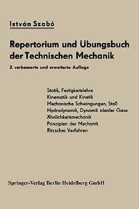 Repertorium Und Aoebungsbuch Der Technischen Mechanik