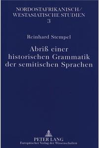 Abriß Einer Historischen Grammatik Der Semitischen Sprachen