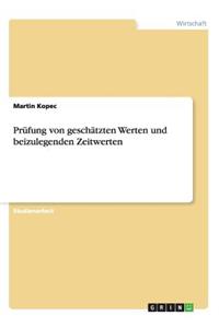 Prüfung von geschätzten Werten und beizulegenden Zeitwerten
