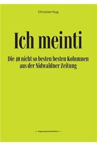 Ich meinti III