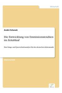 Die Entwicklung von Emmissionsrenditen im Zeitablauf