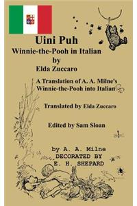 Uini Puh Winnie-the-Pooh in Italian by Elda Zuccaro