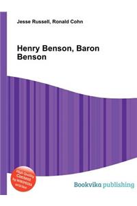 Henry Benson, Baron Benson