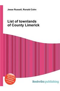 List of Townlands of County Limerick