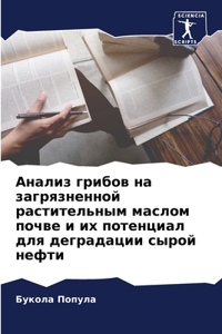 Анализ грибов на загрязненной растительн
