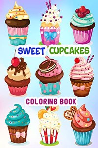 Sweet Cupcakes Coloring Book