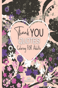 Thank You Quotes Coloring For Adults