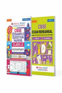 Oswaal CBSE Sample Question Papers & Exam Rehearsal Class 12 Accountancy (Set of 2 Books) For 2025 Board Exam