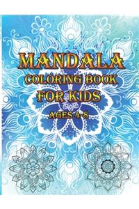 Mandala Coloring Book for kids ages 4-8