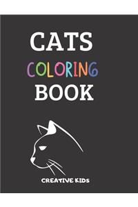 Cats Coloring Book