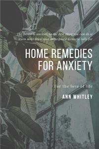 Home Remedies For Anxiety