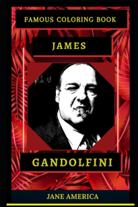 James Gandolfini Famous Coloring Book