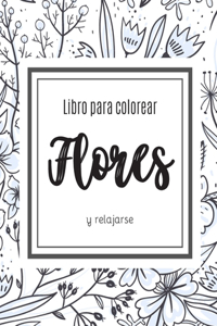Libro para colorear Flores y relajarse