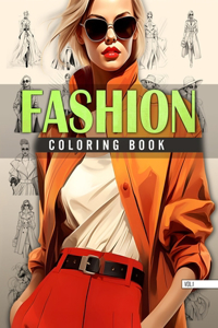 Fashion Coloring Book for Adults