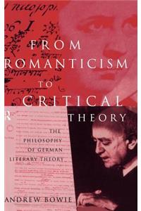 From Romanticism to Critical Theory