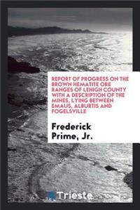 Report of Progress