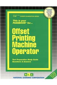 Offset Printing Machine Operator
