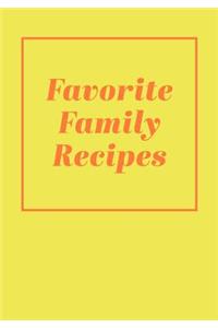 Favorite Family Recipes