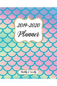 2019-2020 Monthly And Weekly Planner