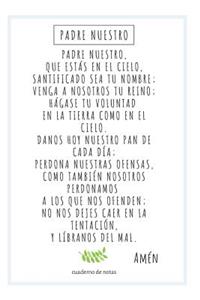 Oración del Padre Nuestro Cuaderno De Notas