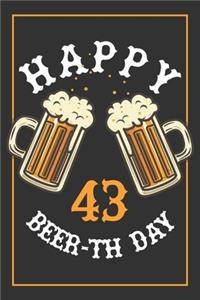 43rd Birthday Notebook