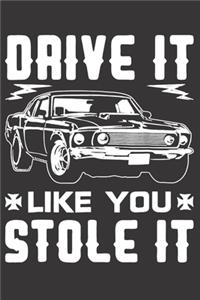 Notebook for car auto mechanic tuner and racer stole it