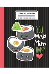 Composition Book You Maki Miso Happy
